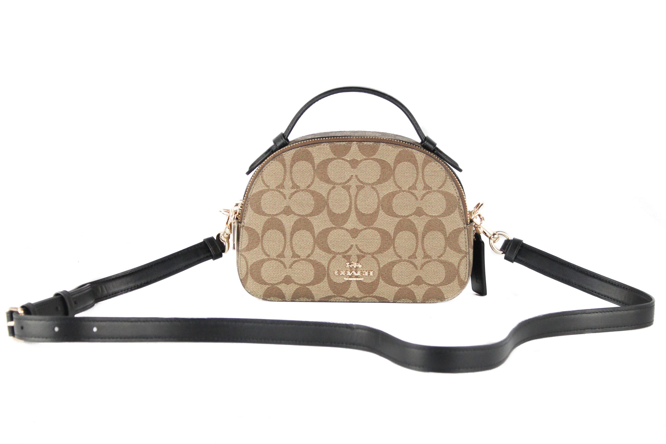 COACH Women's Serena Satchel Bag Khaki 87845