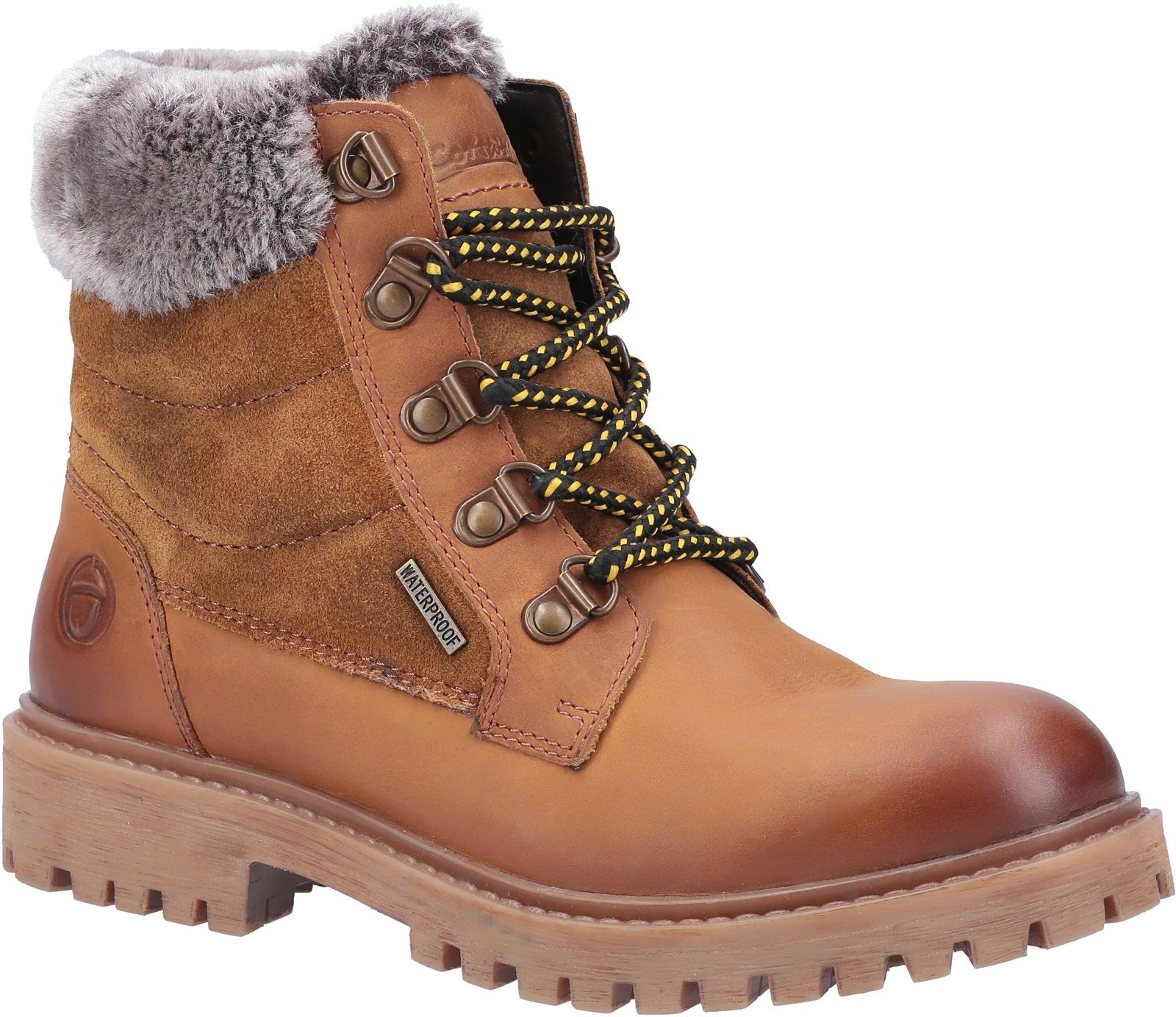 Cotswold Women's Spelsbury Fleece-Lined Boots Camel 31001 - Camel 3