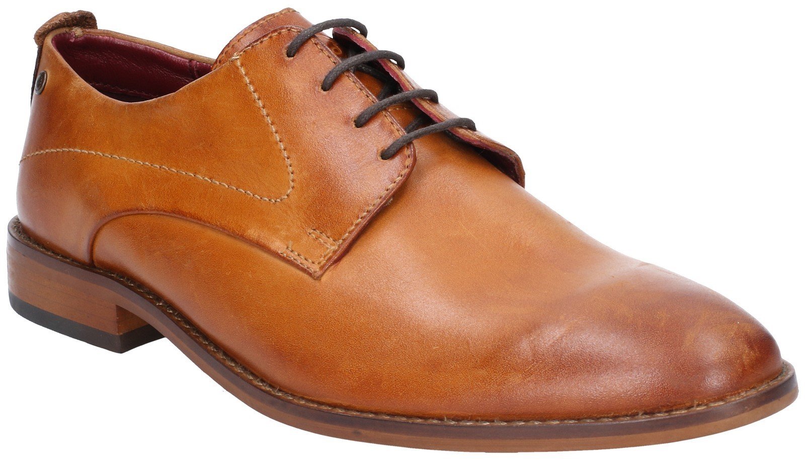 Base London Men's Script Washed Lace Up Shoe Various Colours 28545 - Tan 6