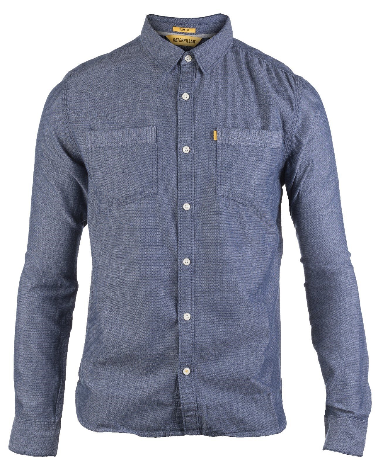 CAT Lifestyle Men's Glendale LS Shirt Blue 24697 - Blue Med