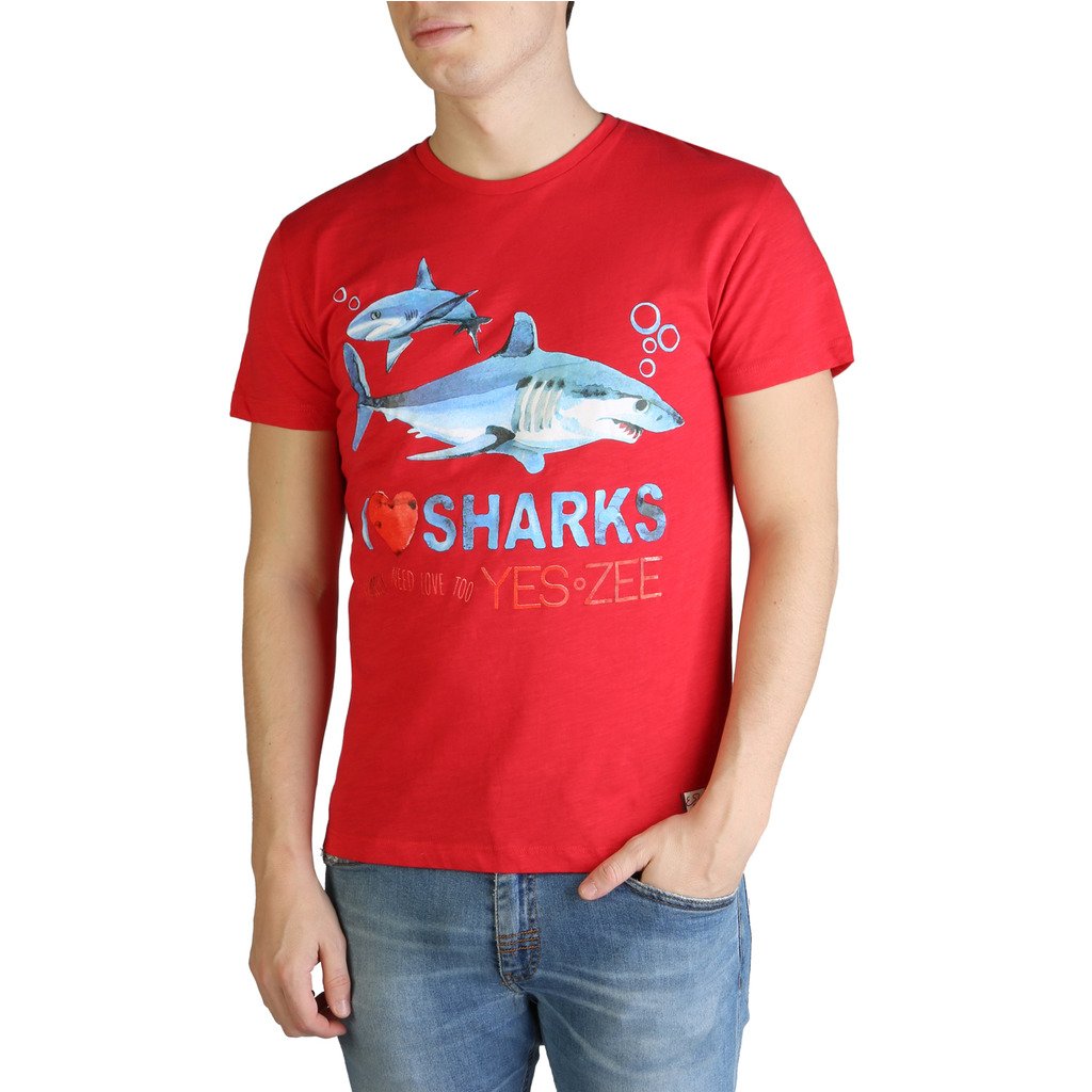 Yes Zee Men's T-Shirt Various Colours T700_TL17 - red S