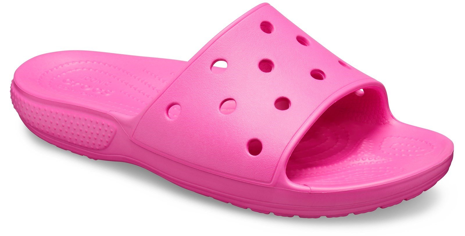 Crocs Unisex Classic Crocs Slide Sandal Various Colours 30608 - Electric Pink 3