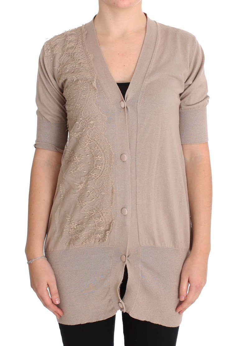 Pink Memories Women's Cardigan Pink SIG30272 - IT44|L