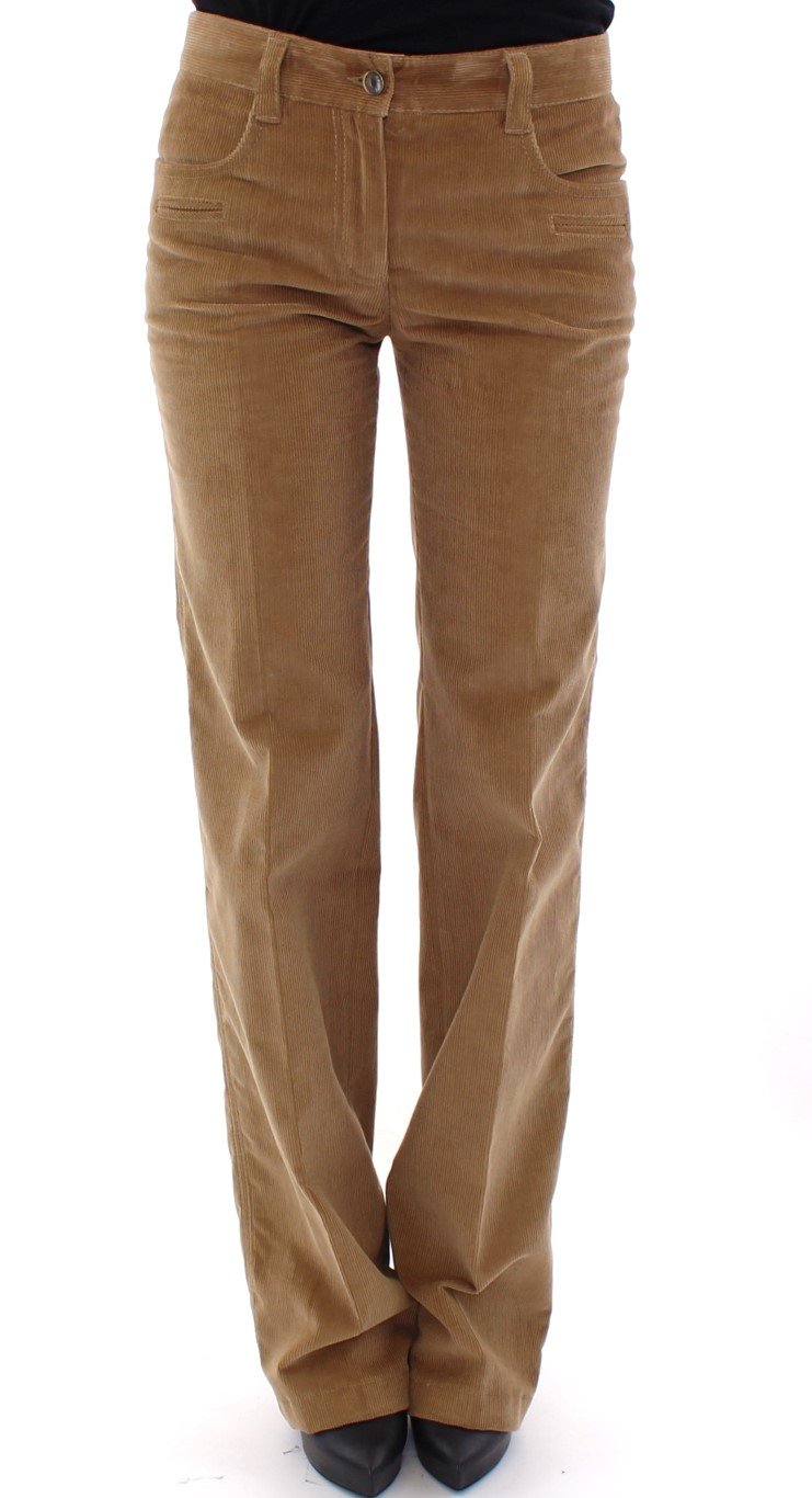 Dolce & Gabbana Women's Cotton Corduroys Trouser Brown GSS13774 - IT40|S