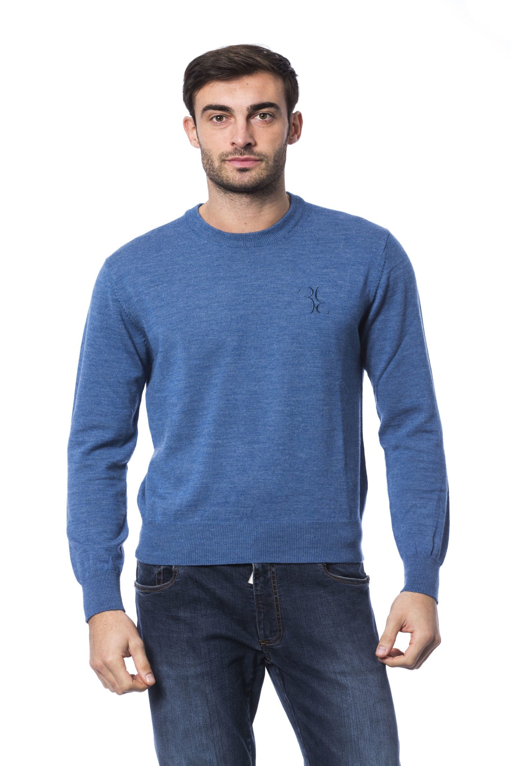 Billionaire Italian Couture Men's Avio Sweater White BI1267160 - S