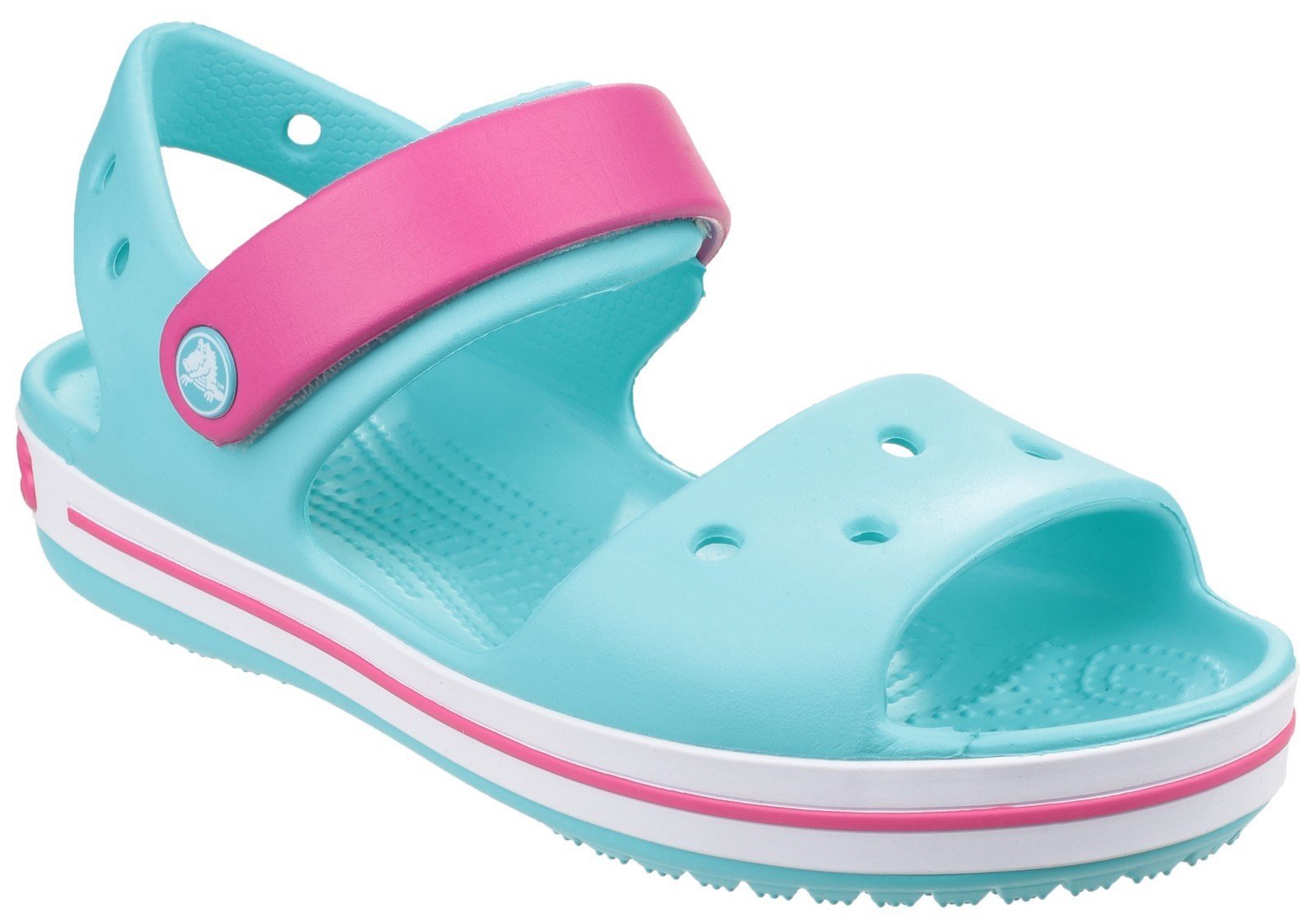 Crocs Kid's Sandal Various Colours 21077 - Pool/Candy Pink 5