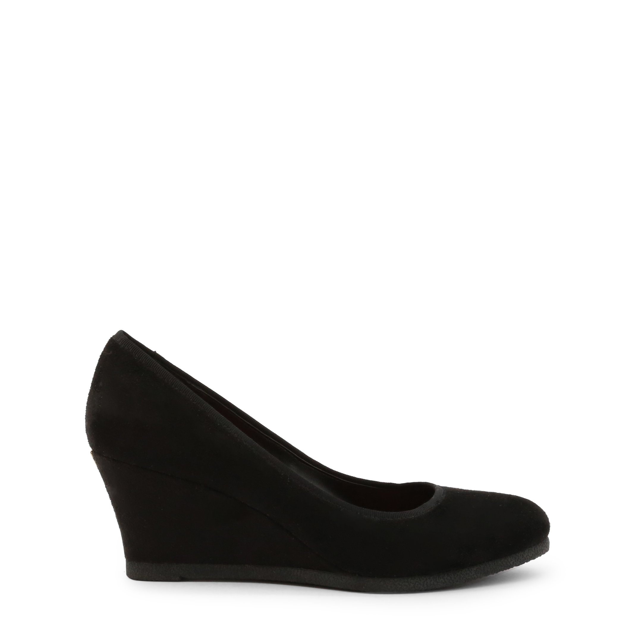 Roccobarocco Women's Wedges Shoe Brown 342946 - black EU 37