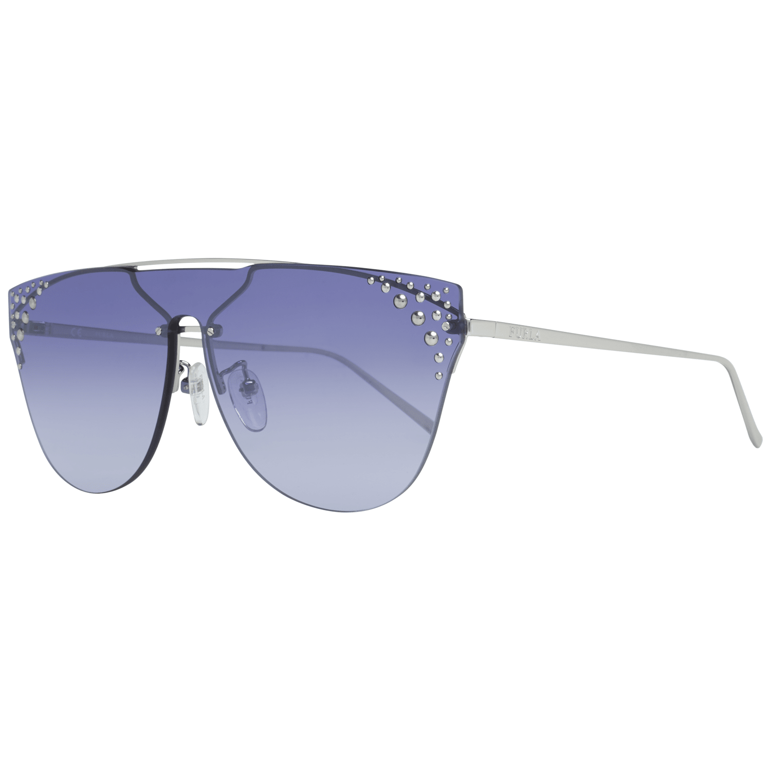 Furla Women's Sunglasses Silver SFU225 99579X