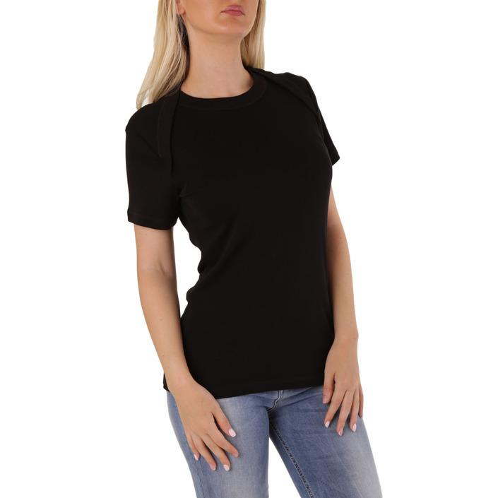 Diesel Women's T-Shirt Black 302522 - black-1 S