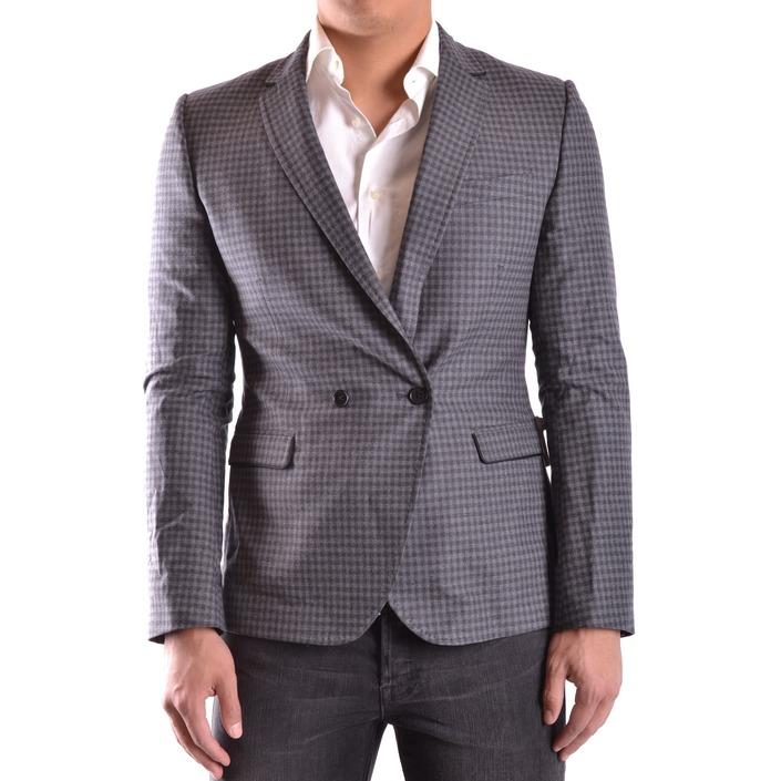 Bikkembergs Men's Blazer Grey 186627 - grey 48