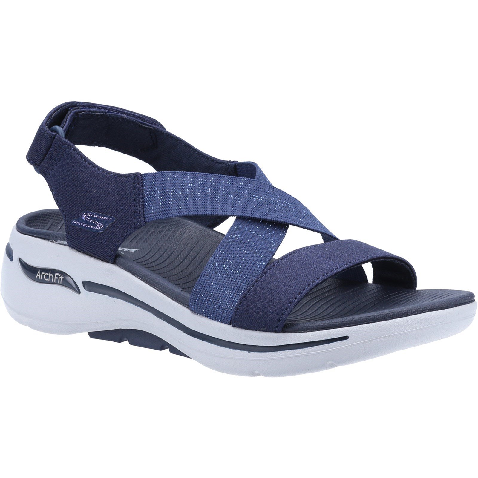 Skechers Women's Go Walk Arch Fit Astonish Summer Sandal Various Colours 32153 - Navy 7