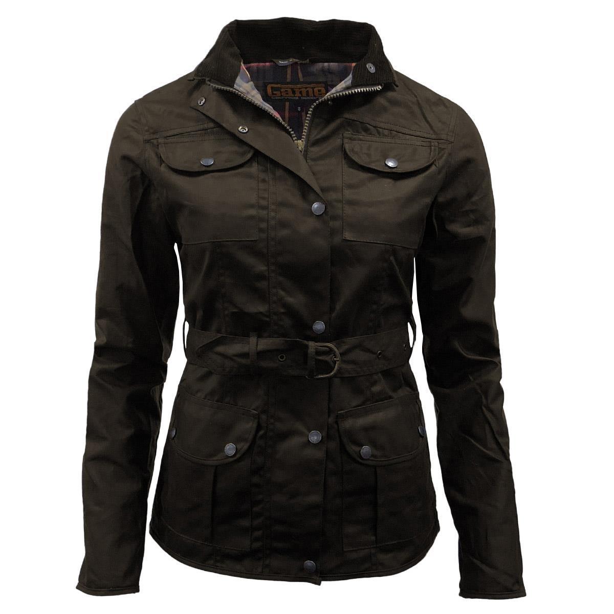 Game Technical Apparel Women's Jacket Morgan Wax - Brown 10