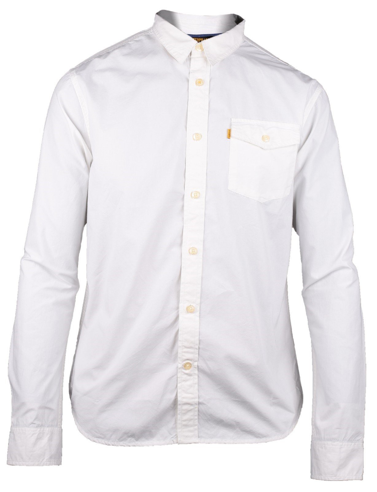 CAT Lifestyle Men's Exchange LS Shirt White 22897 - White Xsl