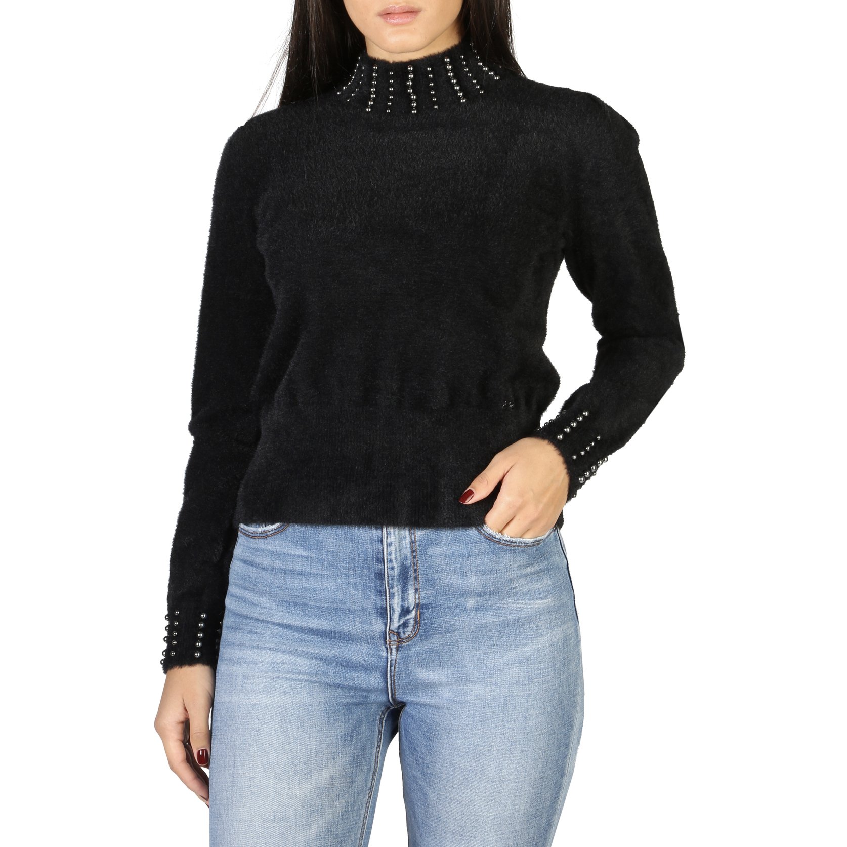 Yes Zee Women's Sweater Various Colours 1665_M055 - black XL