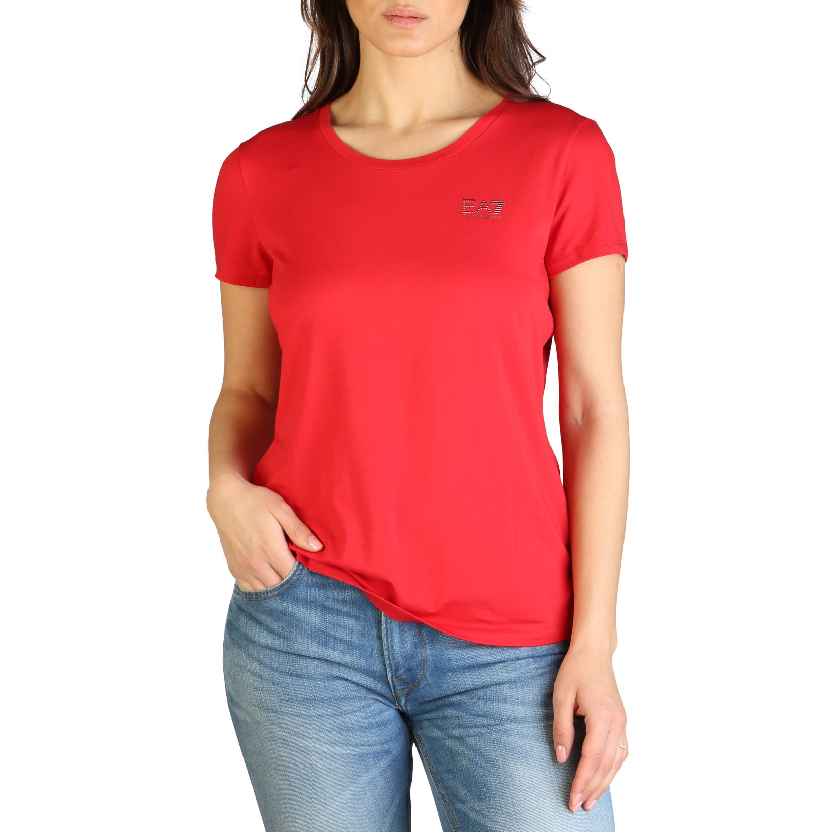 EA7 Women's T-Shirt Various Colours 7VTT01_TJ4FZ - red XL