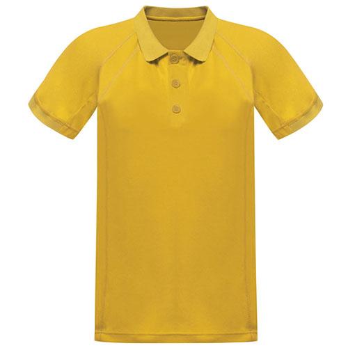 Regatta Men's Coolweave Polo Shirt Various Colours L_Regatta Coolweave - Bright Yellow M