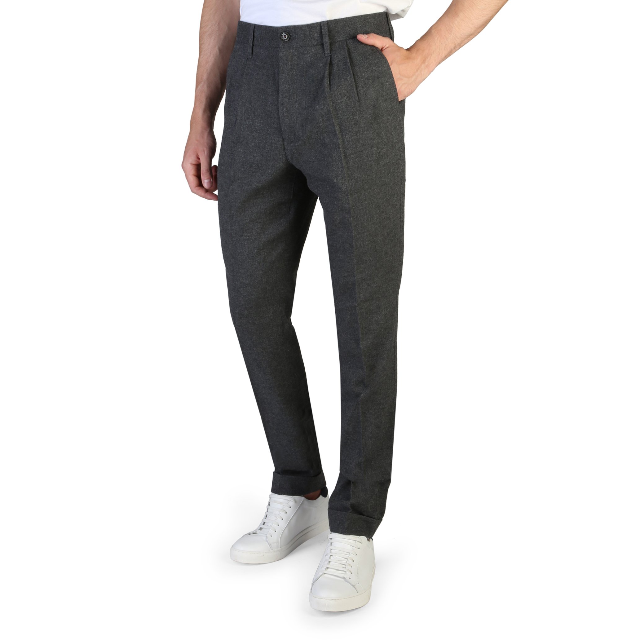 Tommy Hilfiger Men's Trouser Grey MW0MW08475 - grey-1 40