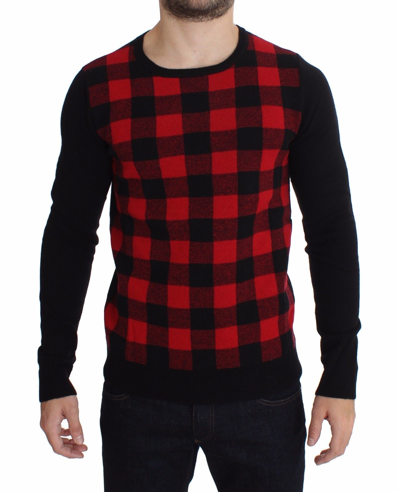 Costume National Men's Wool Crewneck Sweater Red SIG17794 - IT54 | XXL