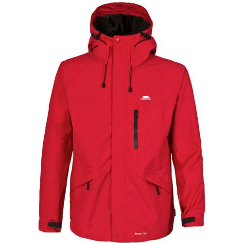 Trespass Unisex Waterproof Jacket Various Colours Corvo - Red S