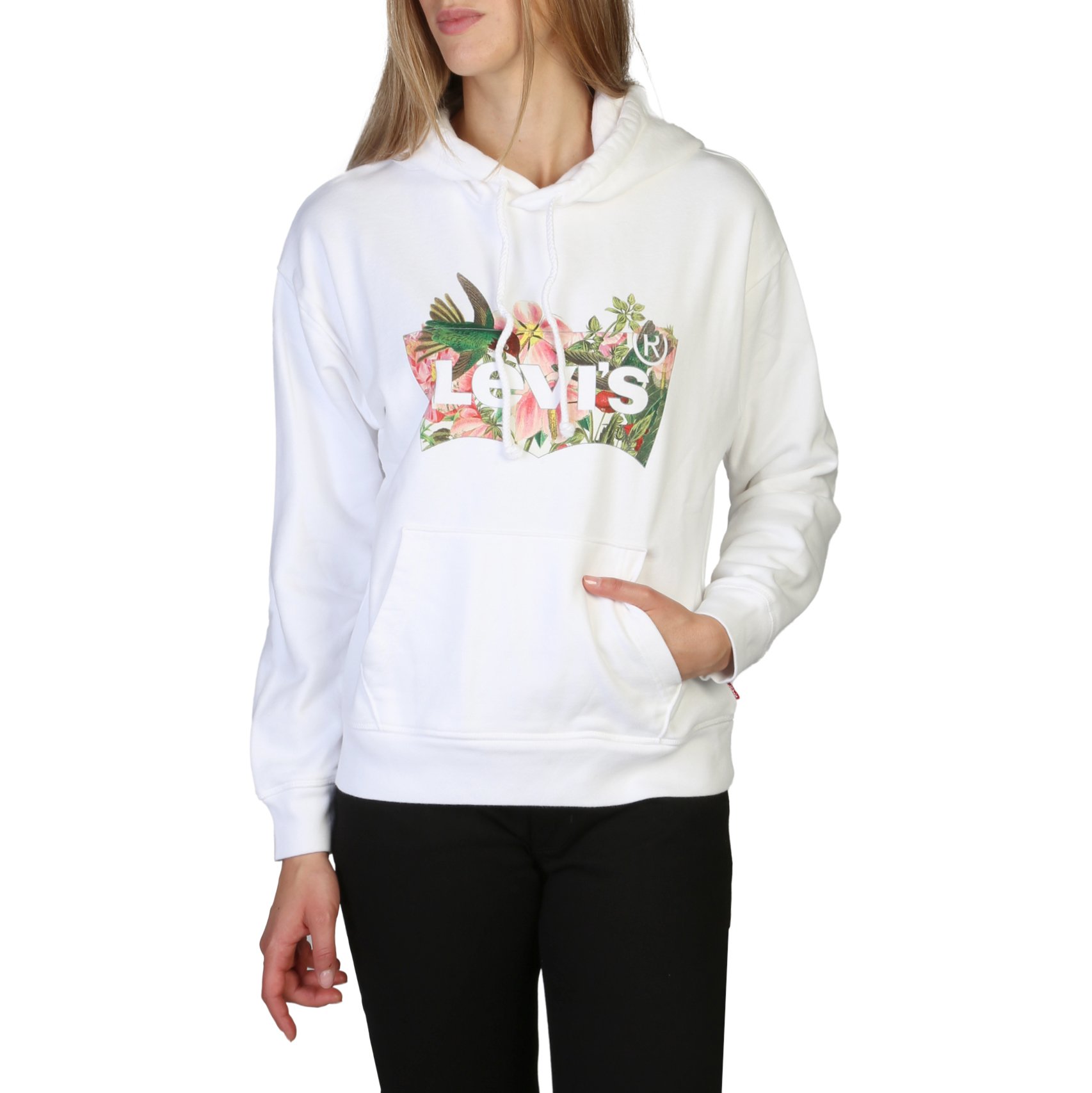 Levis Women's Sweatshirt Various Colours 18487_GRAPHIC - white S