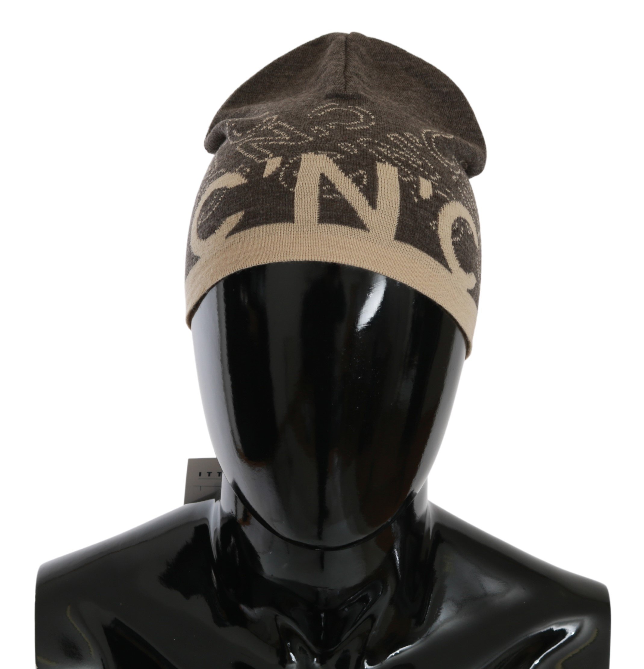 Costume National Men's Wool Blend Branded Hat HAT20137