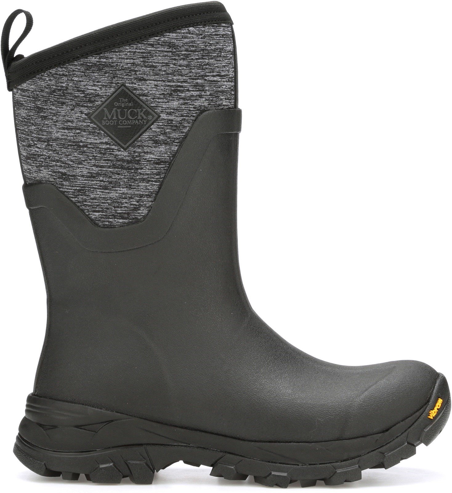 Muck Boots Unisex Arctic Ice Mid Boot Various Colours 27615 - Black/Heather Jersey 3