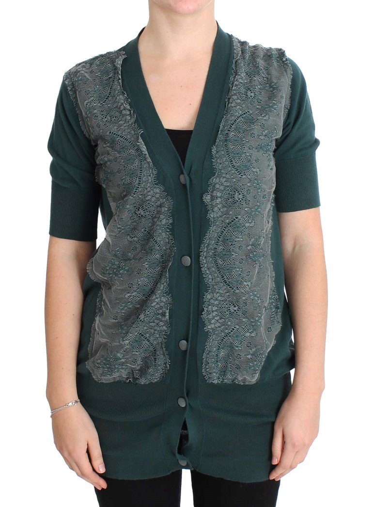 Pink Memories Women's Cardigan Green SIG30273 - IT46|XL