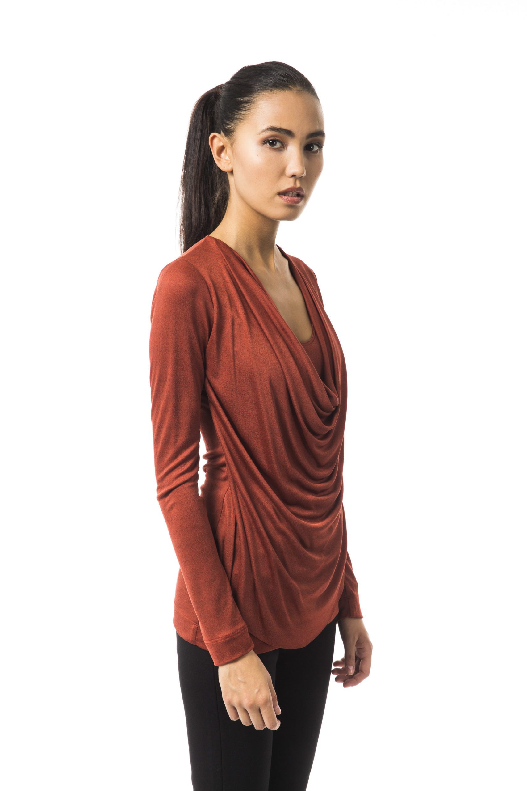 BYBLOS Women's Phard T-Shirt Copper BY1234711 - XS
