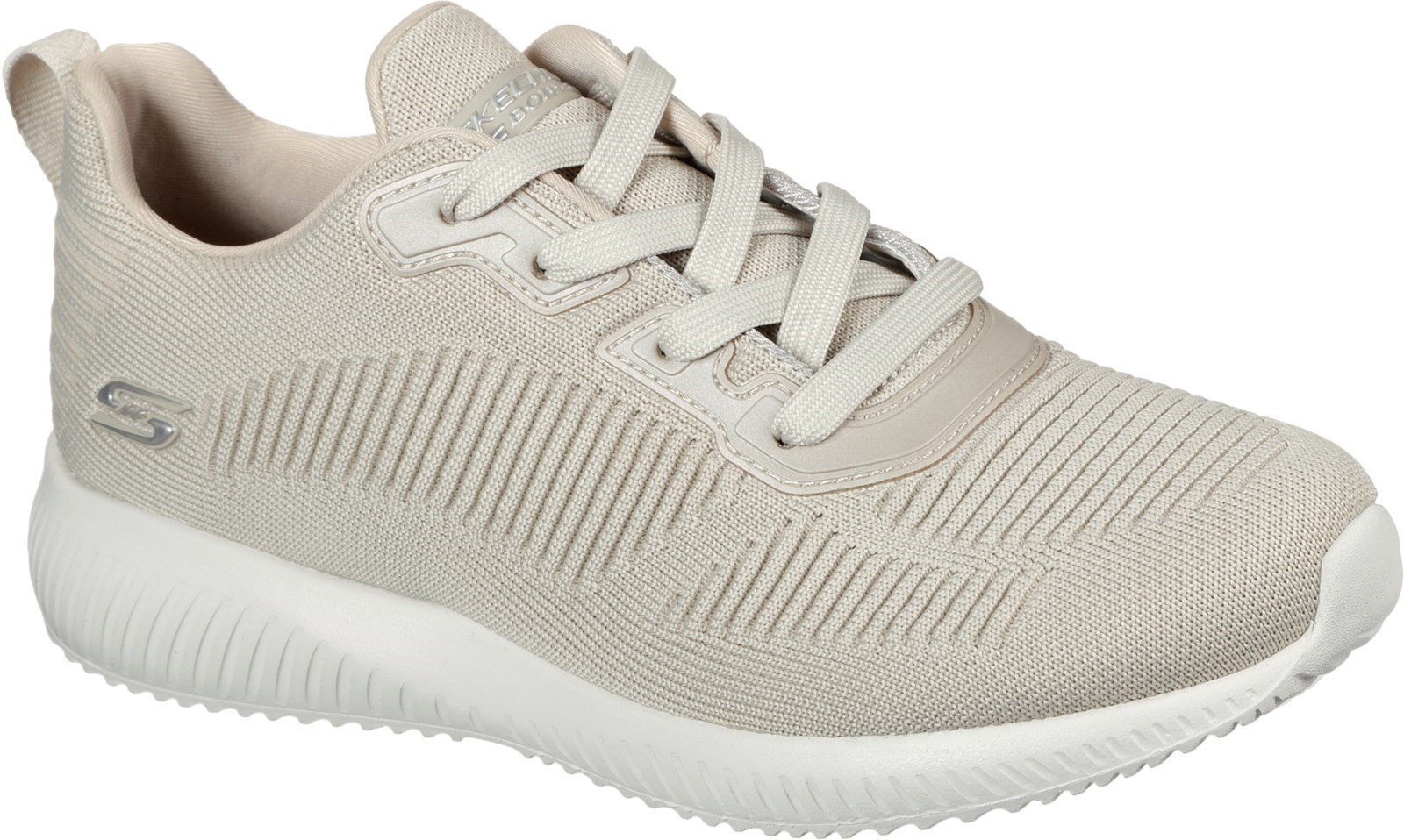 Skechers Women's Bobs Talk Sports Trainer Various Colours 31057 - Natural 3