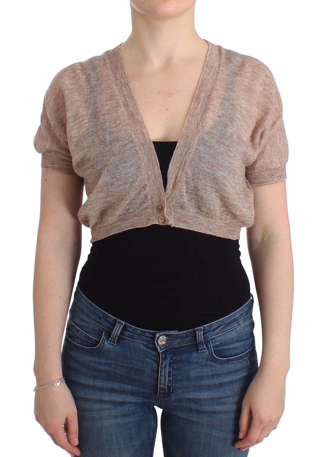 Ermanno Scervino Women's Cardigan Brown SIG11871 - IT44 | M