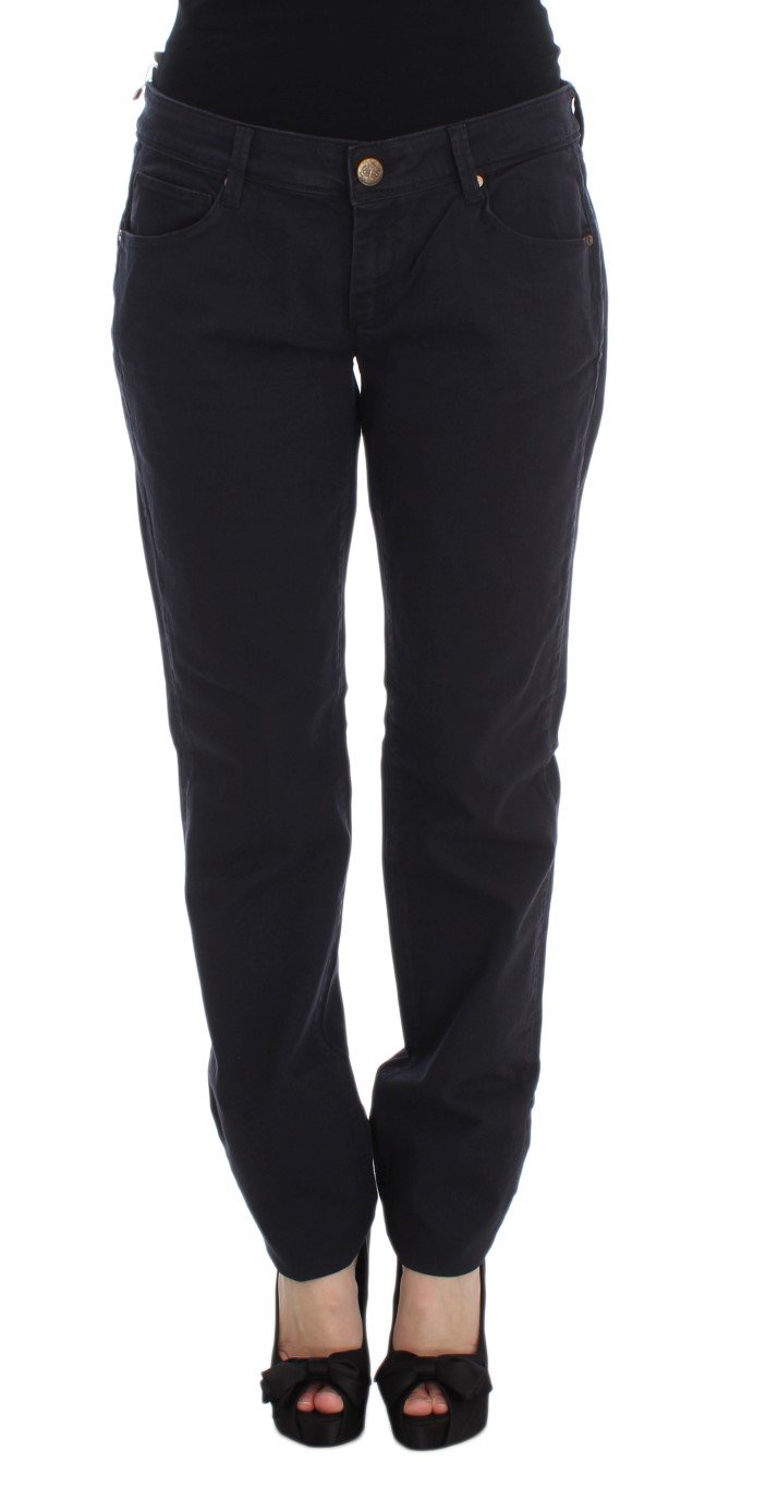 Ermanno Scervino Women's Casual Fit Trouser Blue SIG30330 - IT40|S