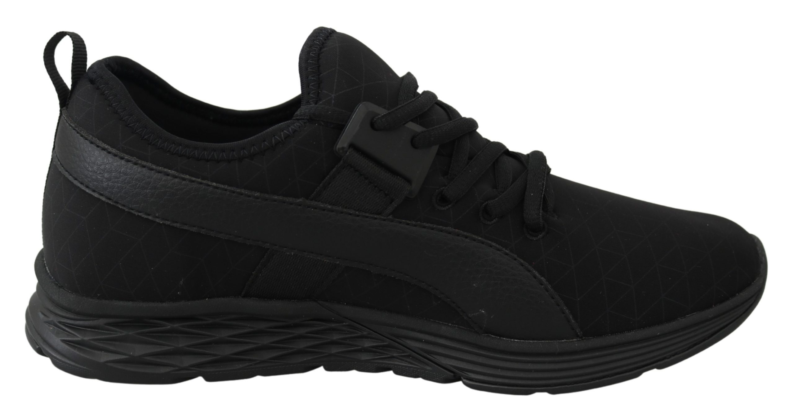 Black Polyester Christopher Sneakers Shoes - EU42/US9