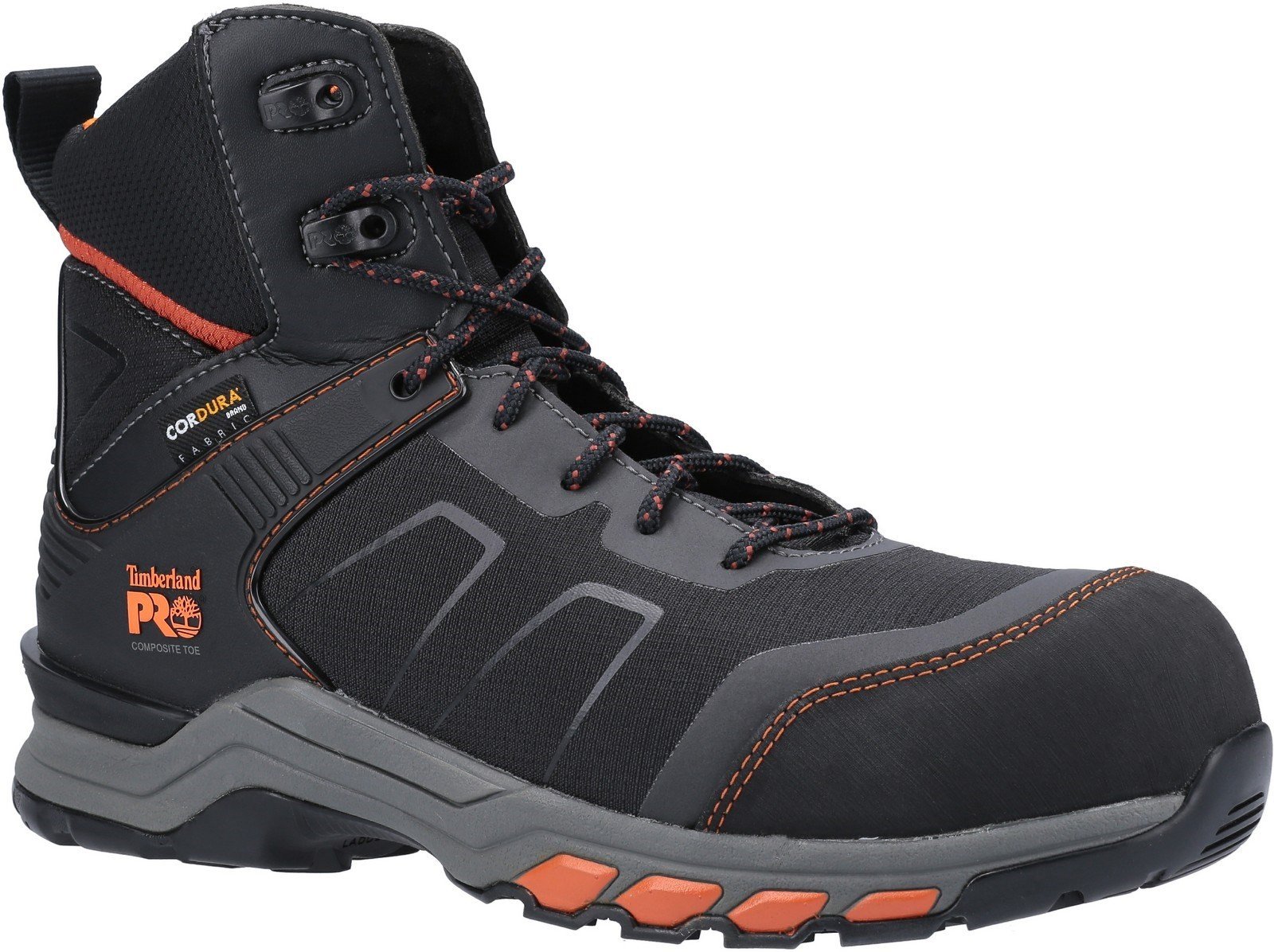 Timberland Pro Men's Hypercharge Safety Work Boot Various Colours 30947 - Black/Orange 6