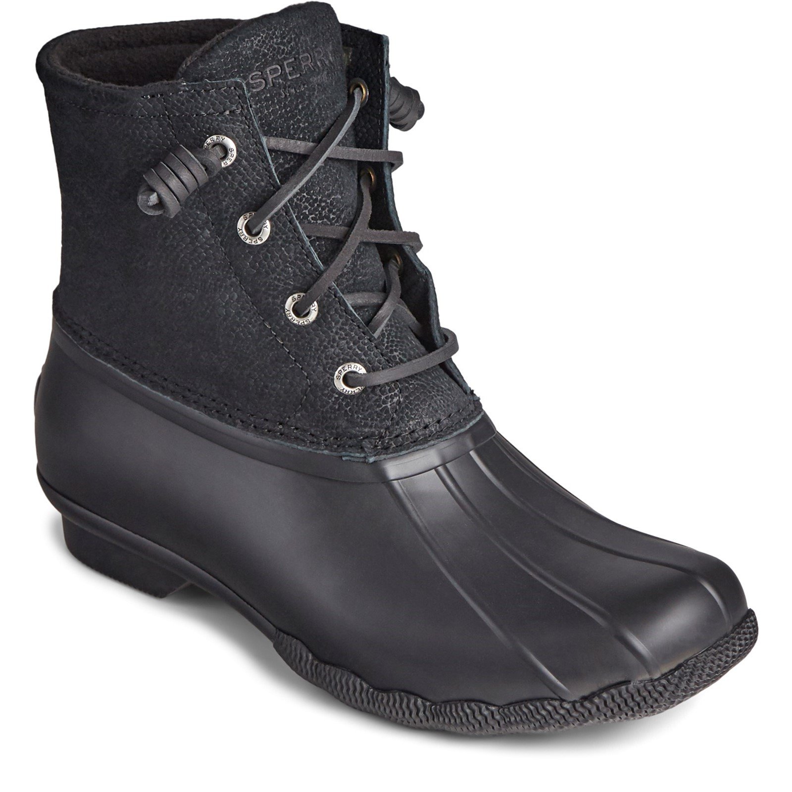 Sperry Women's Saltwater Mid Boot Black 32236 - Black 5