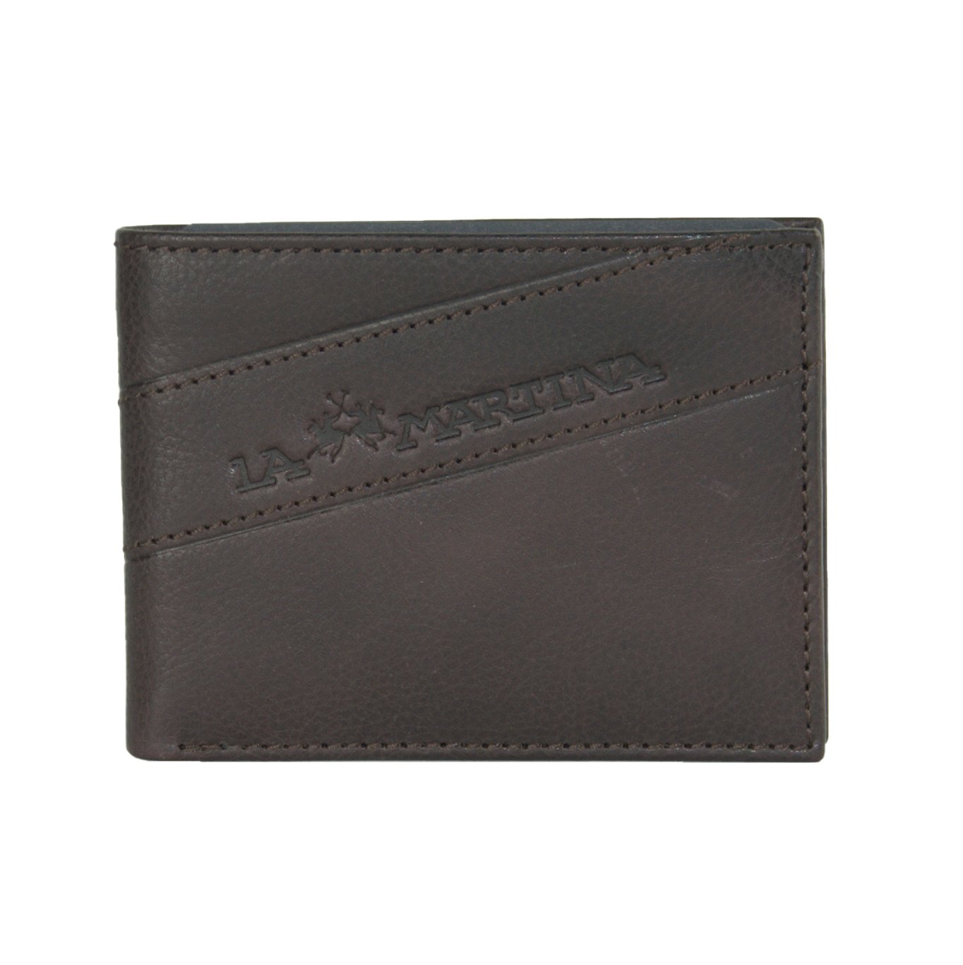 La Martina Men's Wallet Dark Brown LA1432649