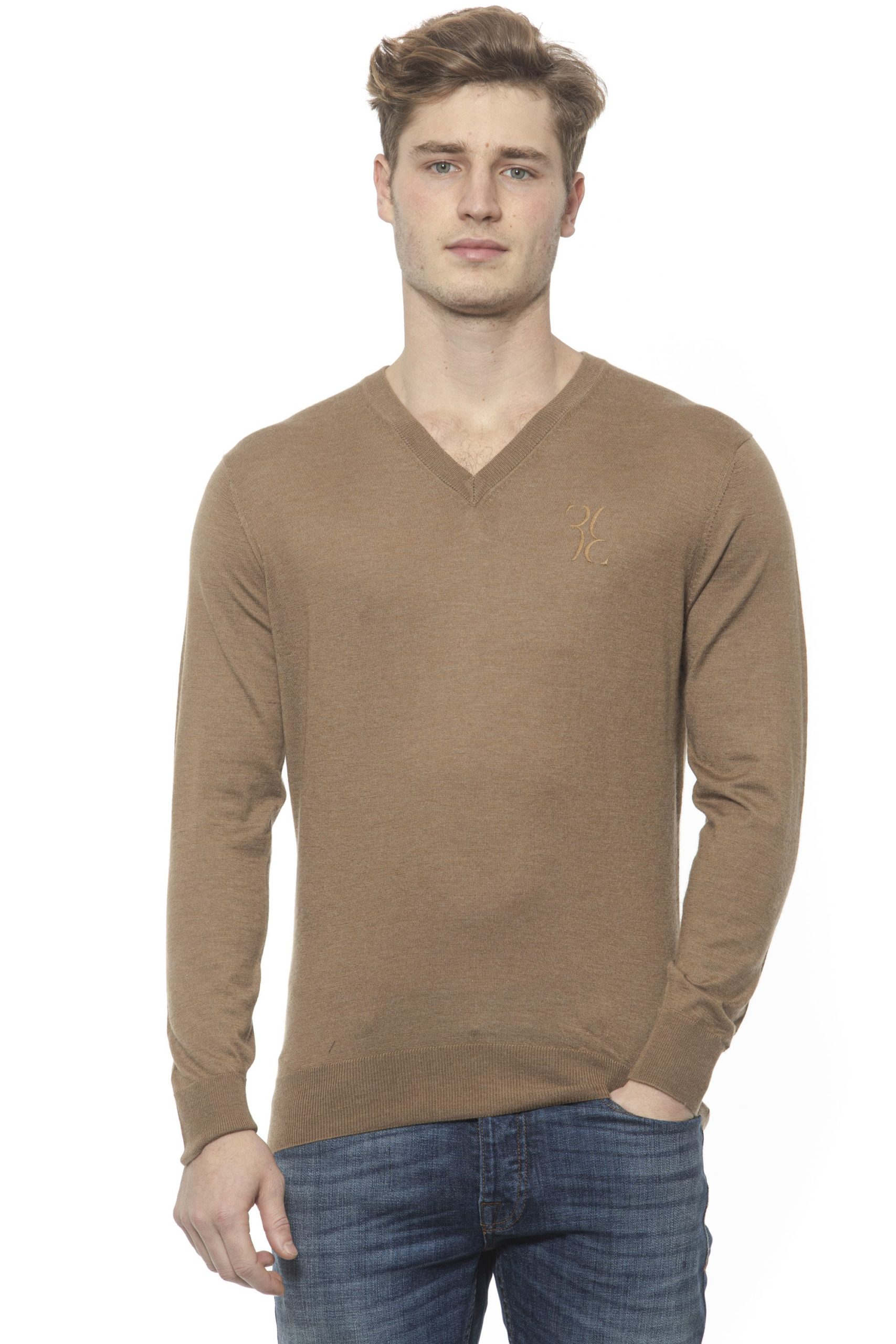 Billionaire Italian Couture Men's Tabacco Sweater Beige BI1313488 - M
