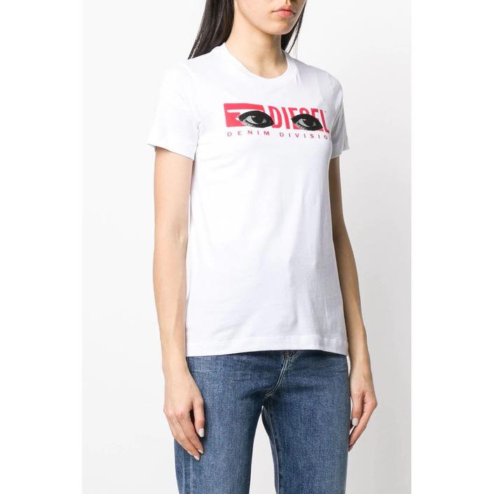 Diesel Women's T-Shirt Various Colours 293898 - white XS