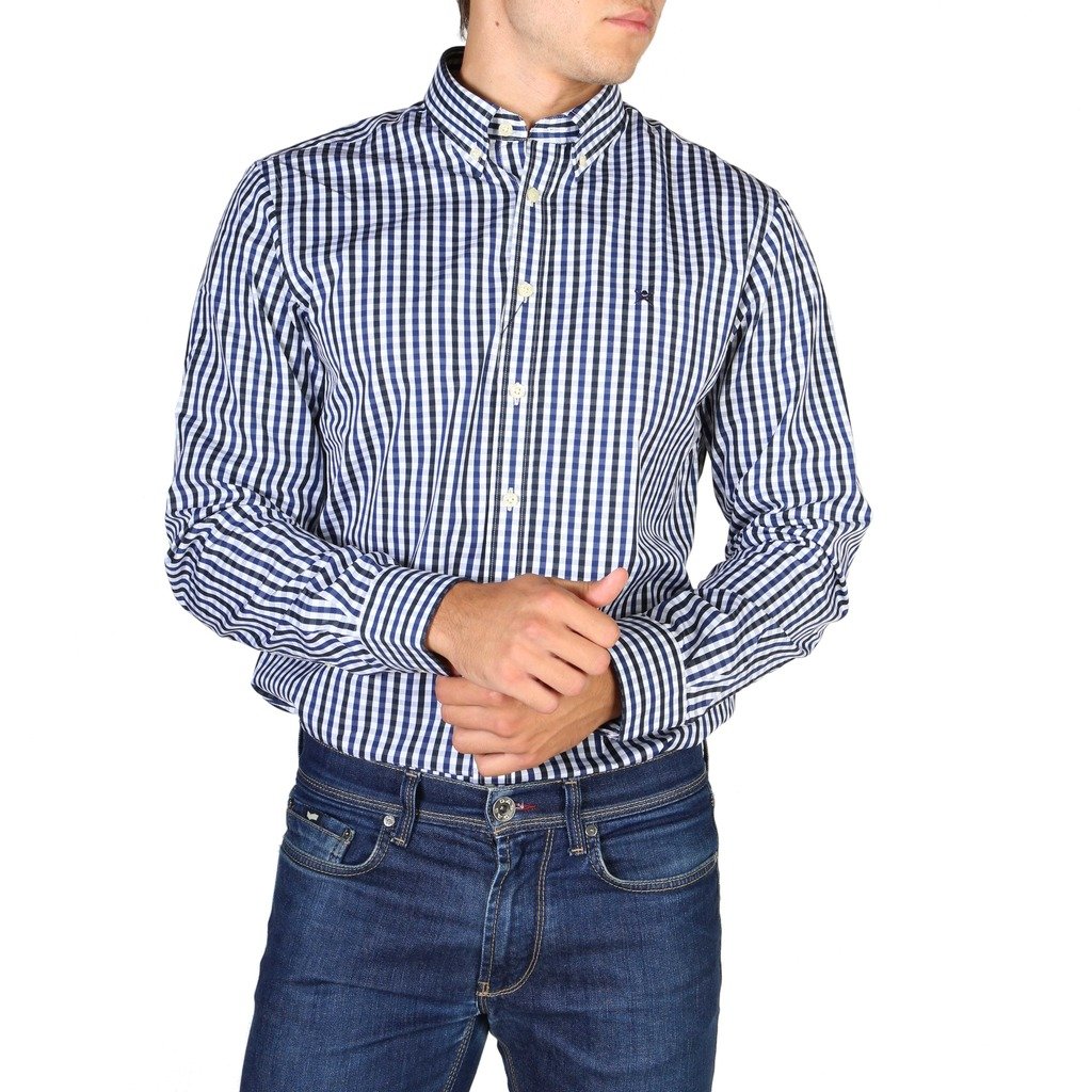 Hackett Men's Shirt Blue HM305379 - blue S
