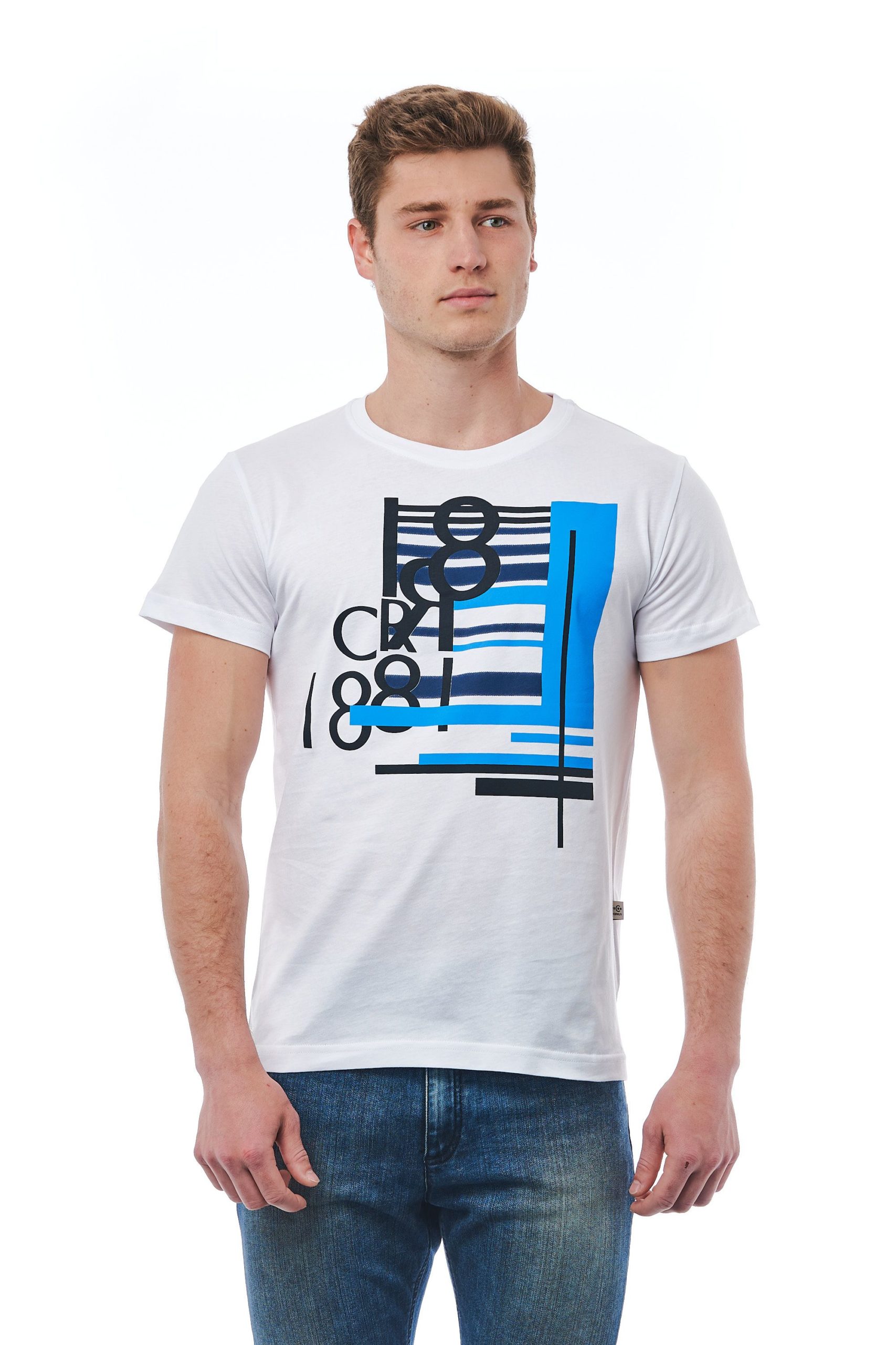 Cerruti 1881 Men's Bianco T-Shirt White CE1410100 - M