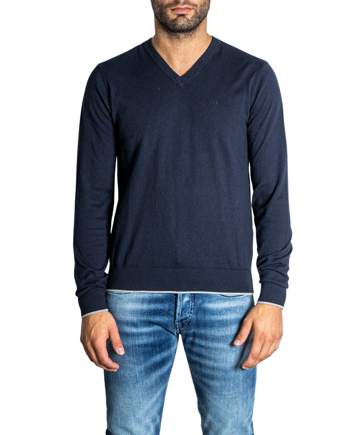 Armani Exchange Men's Sweater Various Colours 308093 - blue-2 M
