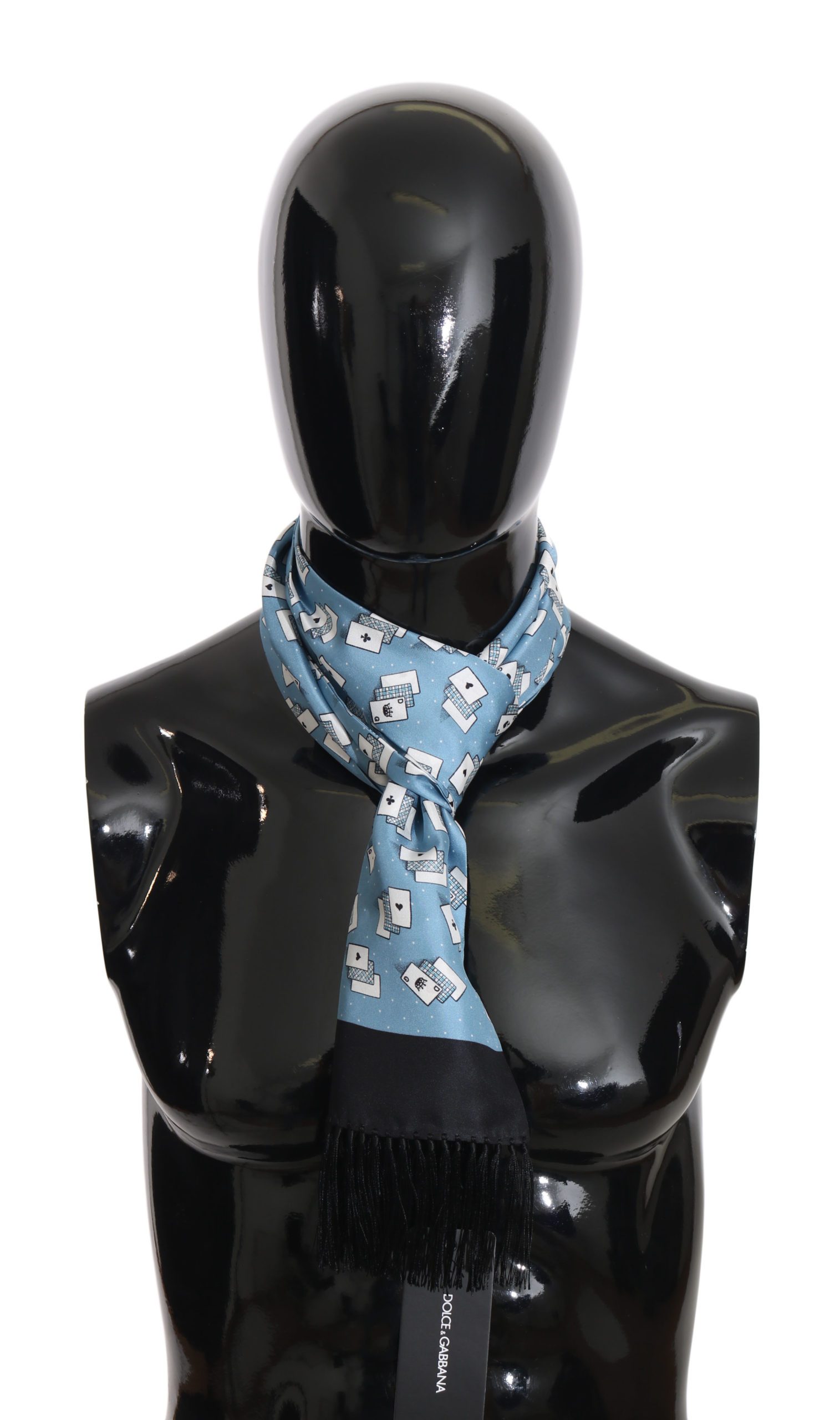 Dolce & Gabbana Men's Scarf Blue MS2344