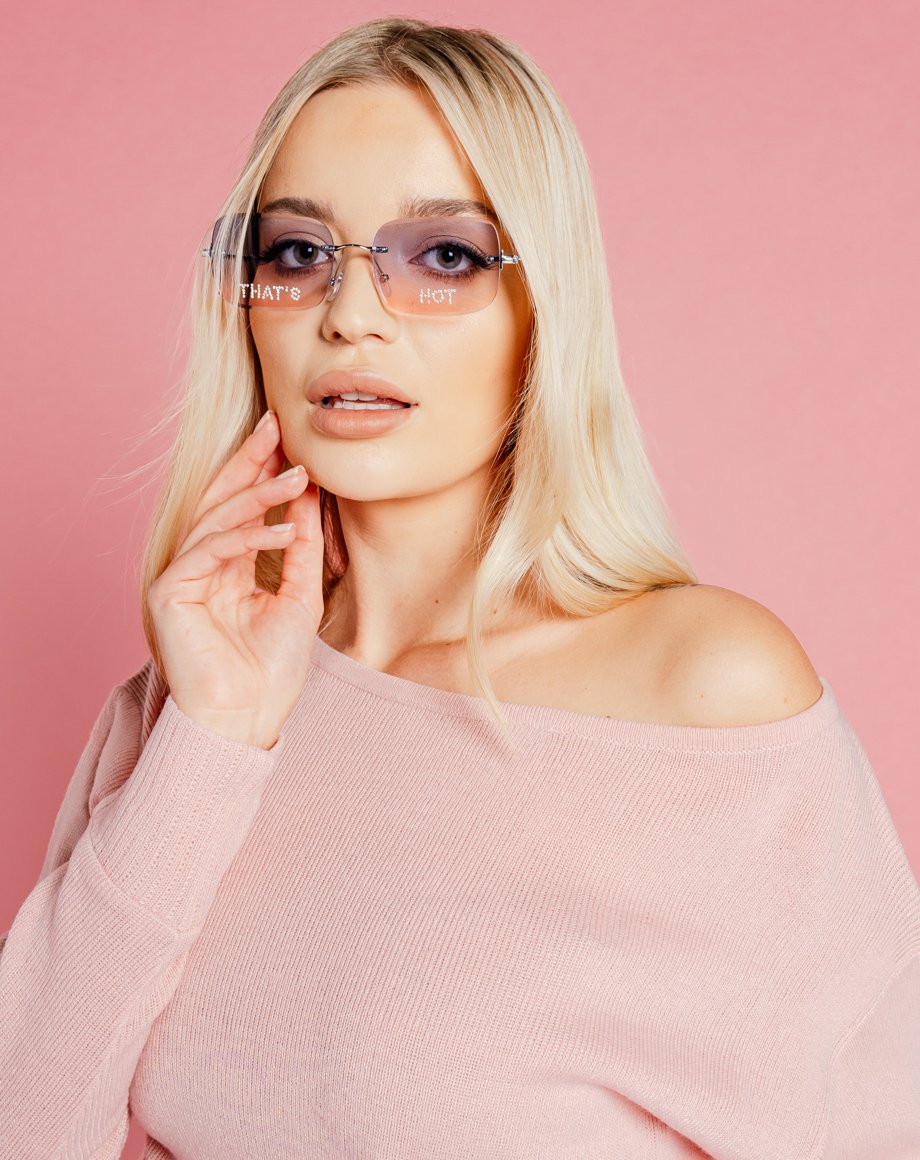 Auriel Knitted Lounge Set - Pink / 16/18