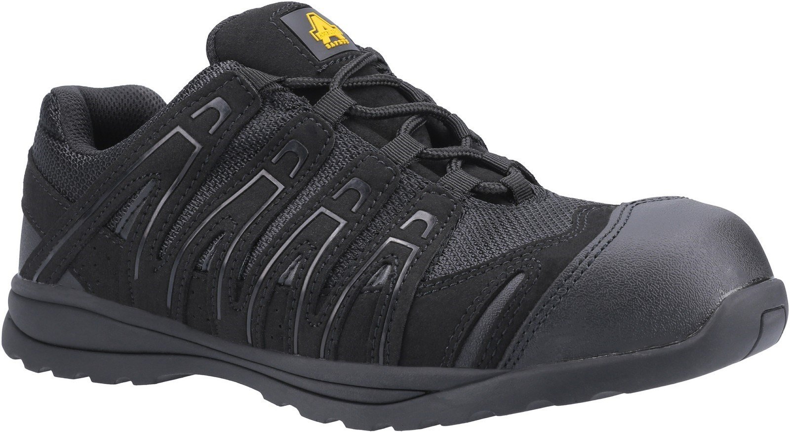 Amblers Unisex Safety Trainers Black - Black 2
