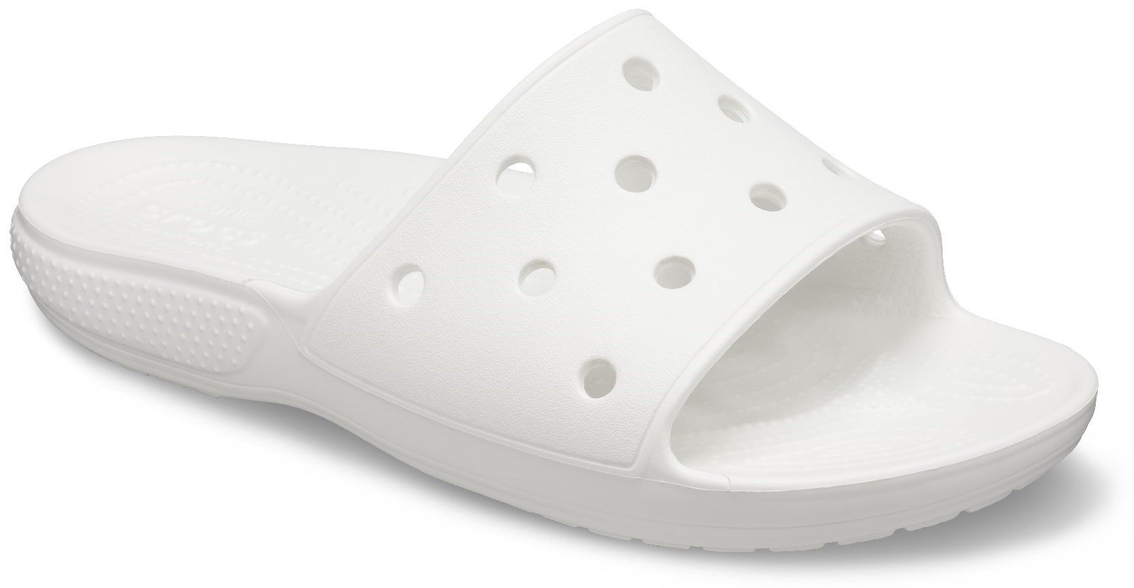 Crocs Unisex Classic Crocs Slide Sandal Various Colours 30608 - White 3
