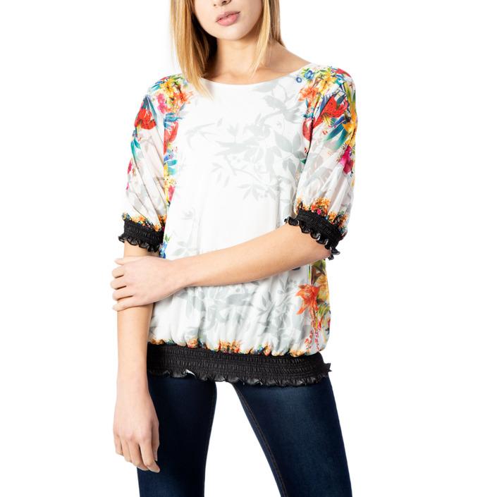 Desigual Women's T-Shirt White 170656 - white XS