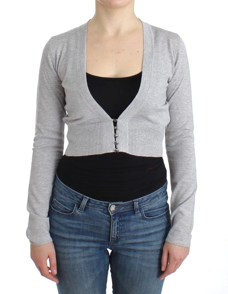 Cavalli Women's Cardigan Grey SIG11851 - IT46|XL