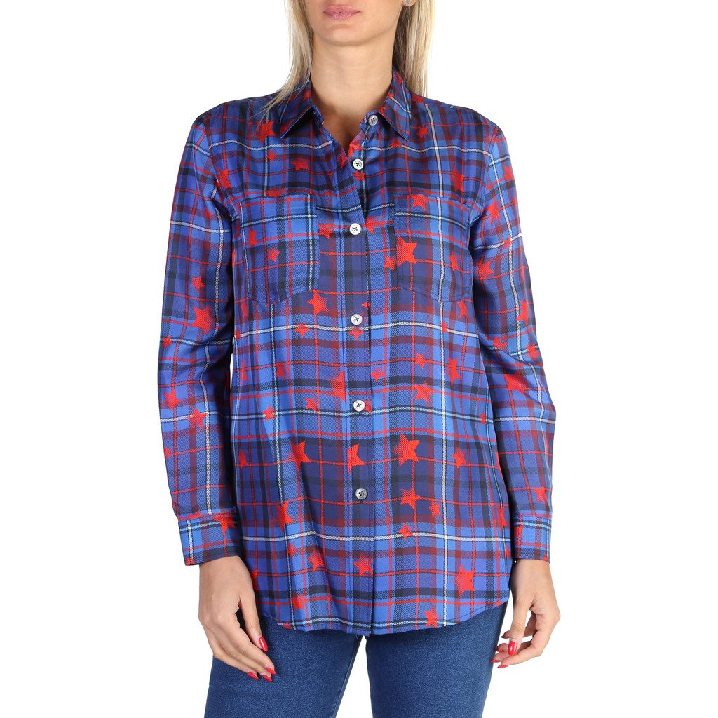 Tommy Hilfiger Women's Shirt Blue WW0WW20742 - blue 2