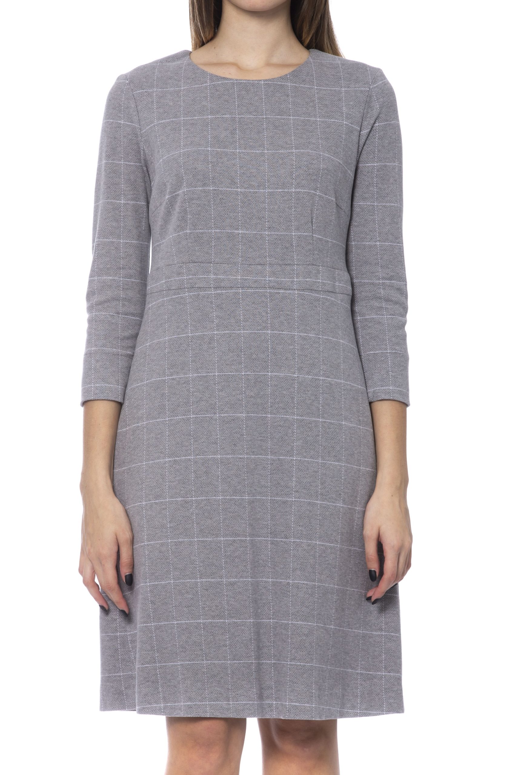 Peserico Women's Dress Grey PE992140 - IT42 | S