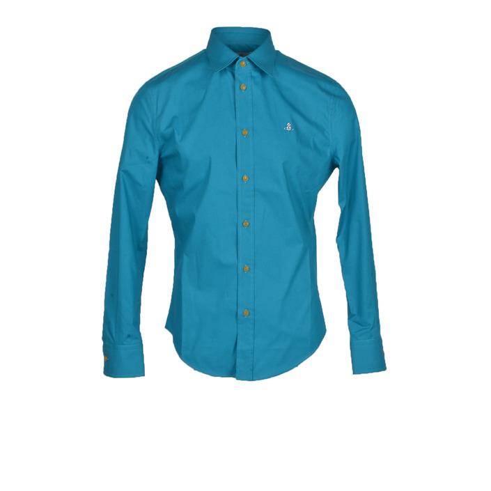 Vivienne Westwood - Vivienne Westwood Men Shirt - turquoise 46