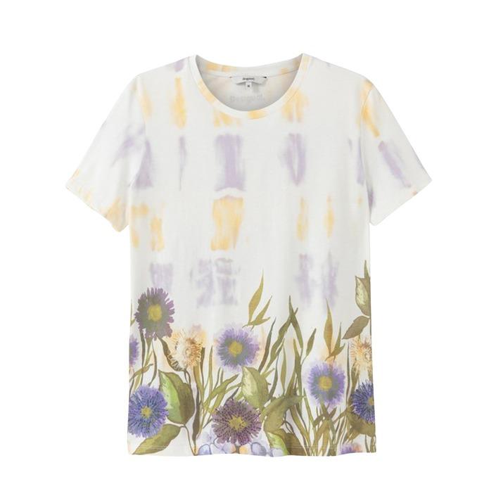 Desigual Women's T-Shirt White 189398 - white S